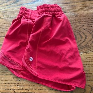 Lululemon Running Shorts Size 2 Red